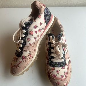 New Coach floral Sneakers